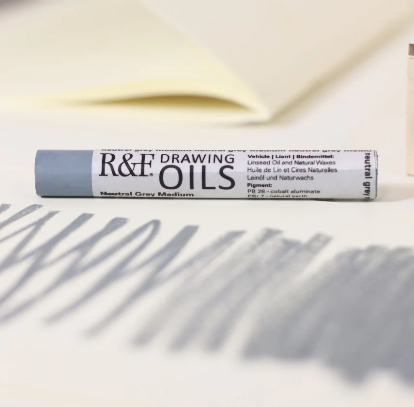 R&F DRAWING OIL STICK NEUTRAL GREY MEDIUM - Image 2
