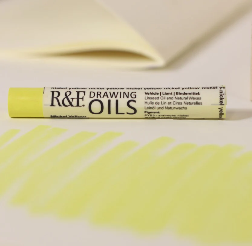 R&F DRAWING OIL STICK NICKEL YELLOW - Image 2