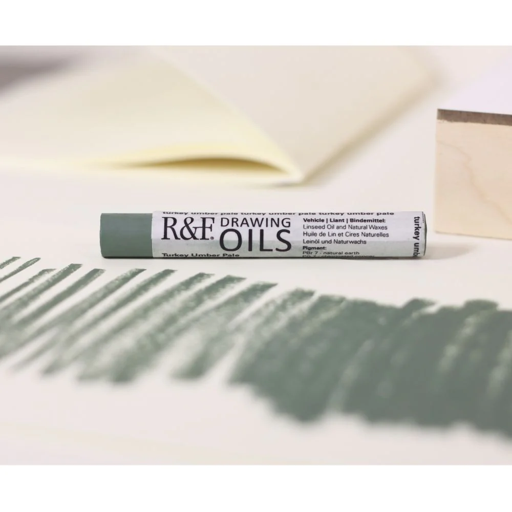 R&F DRAWING OIL STICK TURKEY UMBER PALE - Image 2
