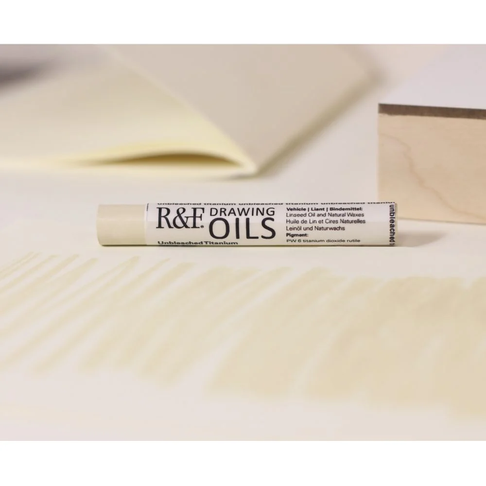 R&F DRAWING OIL STICK UNBLEACHED TITANIUM - Image 2