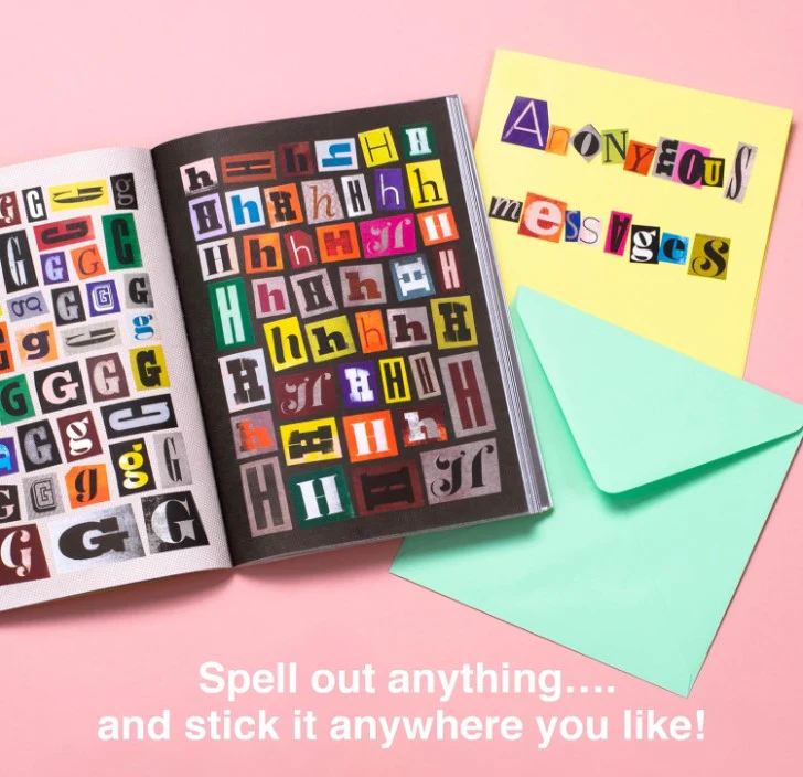 RANSOM NOTE STICKER BOOK - Image 4