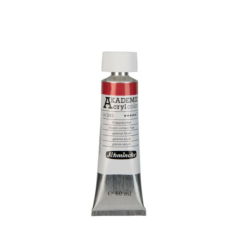 Schmincke Akademie Acrylic Paint Alizarin Crimson Hue - Image 4