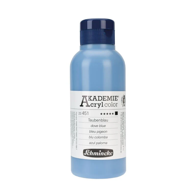 SCHMINCKE AKADEMIE ACRYLIC PAINT DOVE BLUE - Image 2