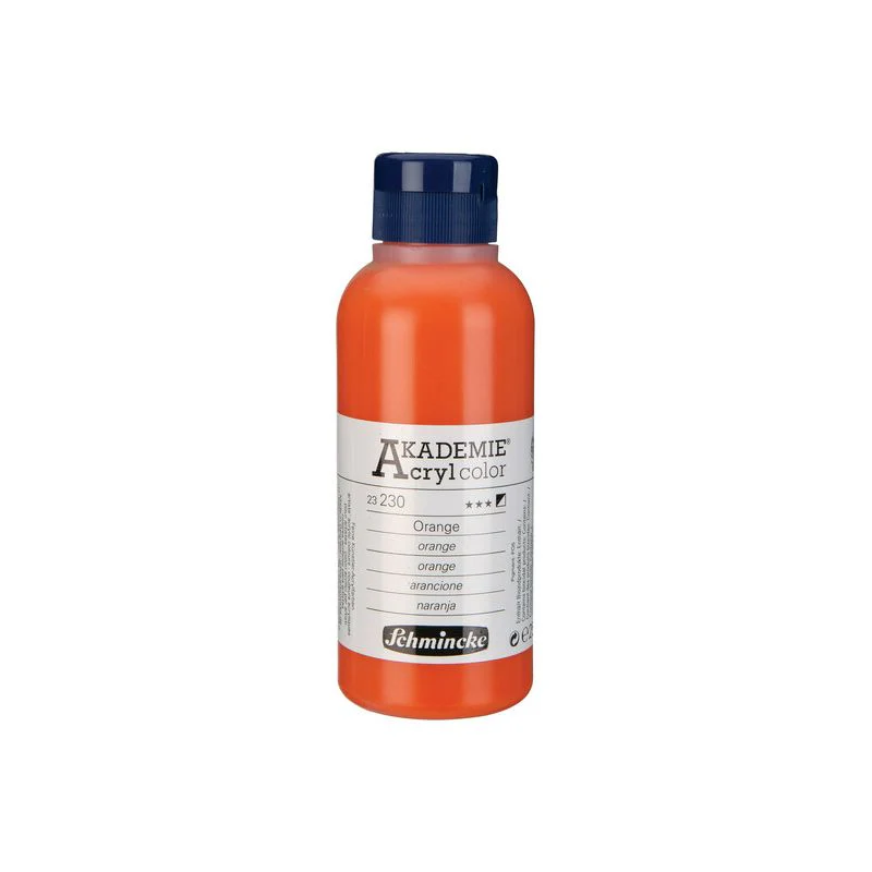 SCHMINCKE AKADEMIE ACRYLIC PAINT ORANGE - Image 2