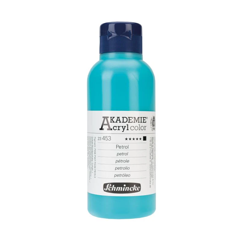 SCHMINCKE AKADEMIE ACRYLIC PAINT PETROL - Image 2