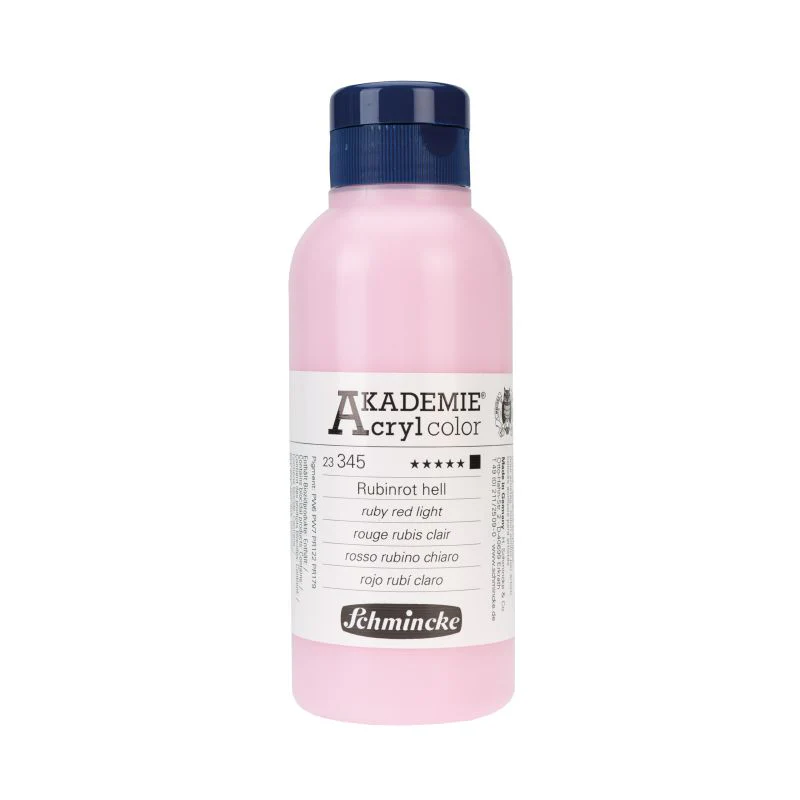 SCHMINCKE AKADEMIE ACRYLIC PAINT  RUBY RED LIGHT - Image 2