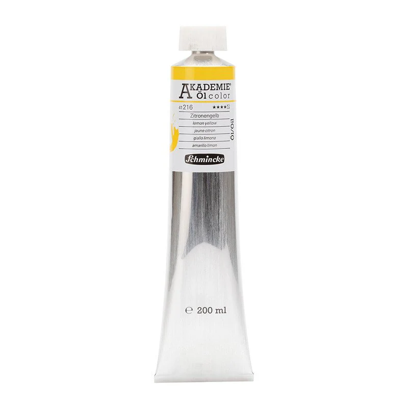 SCHMINCKE AKADEMIE OIL PAINT LEMON YELLOW - Image 3