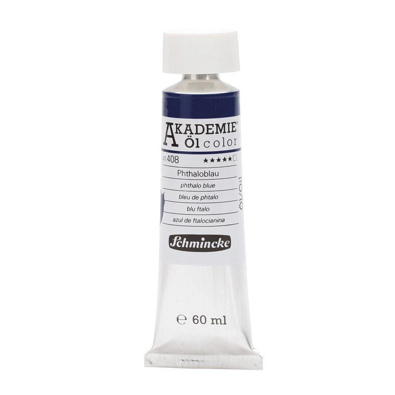 SCHMINCKE AKADEMIE OIL PAINT PHTHALO BLUE - Image 2