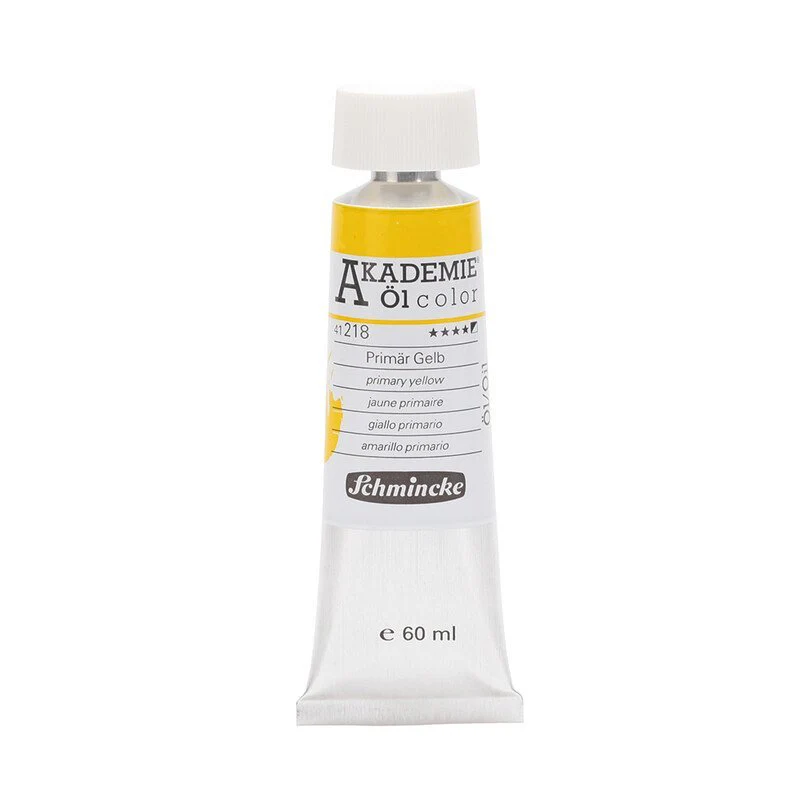 SCHMINCKE AKADEMIE OIL PAINT PRIMARY YELLOW - Image 4