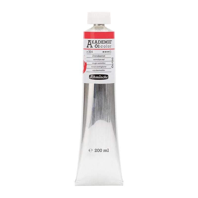 SCHMINCKE AKADEMIE OIL PAINT VERMILION RED - Image 3