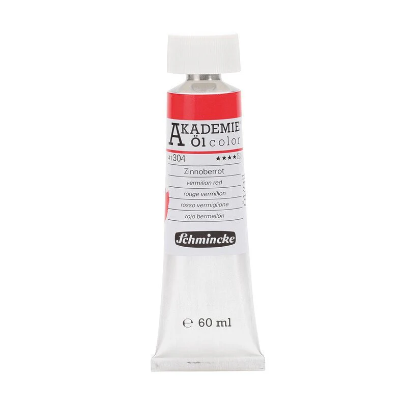 SCHMINCKE AKADEMIE OIL PAINT VERMILION RED - Image 4