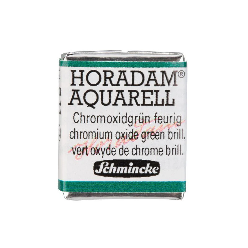 Schmincke Horadam Aquarelle Watercolour Paint Chromium Oxide Green Brilliant - Image 3