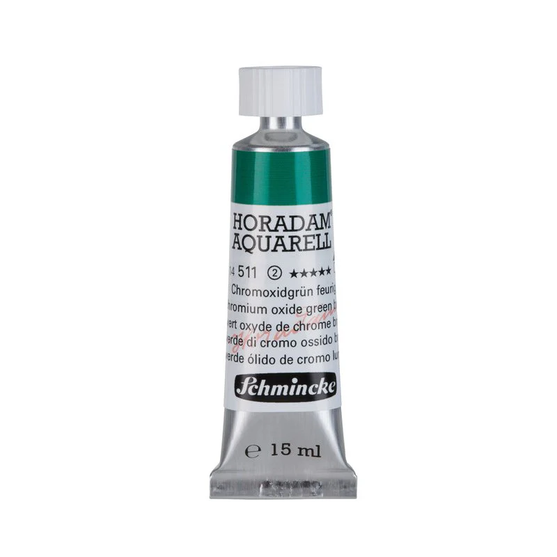 Schmincke Horadam Aquarelle Watercolour Paint Chromium Oxide Green Brilliant - Image 4