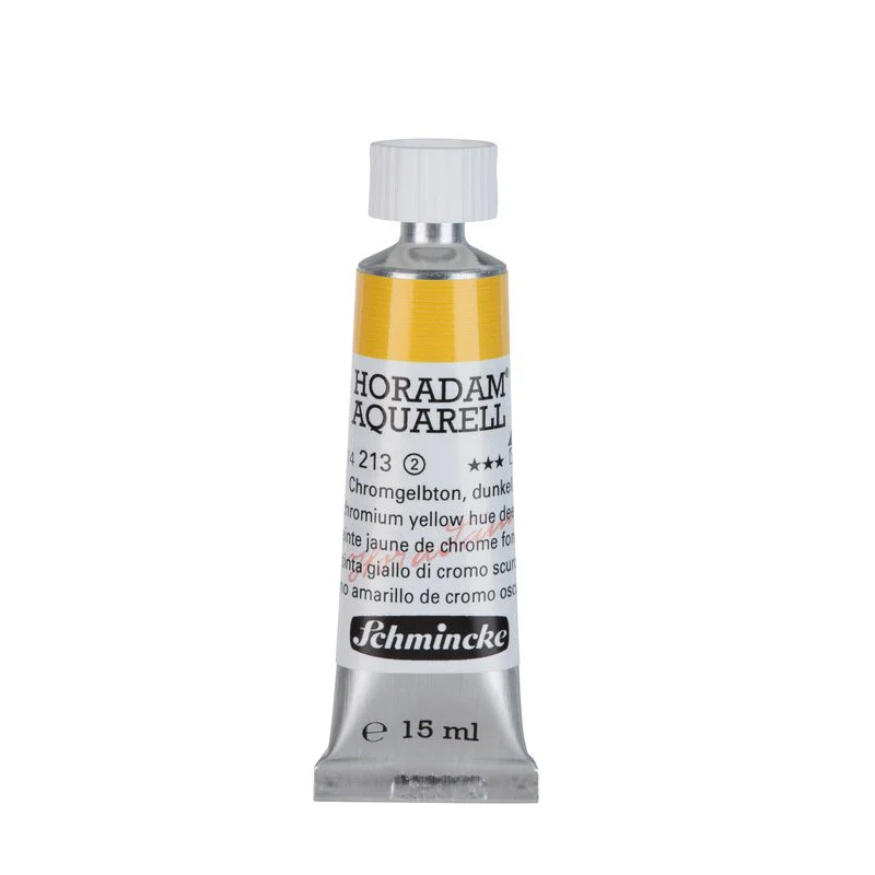 Schmincke Horadam Aquarelle Watercolour Paint Chromium Yellow Hue Deep - Image 4