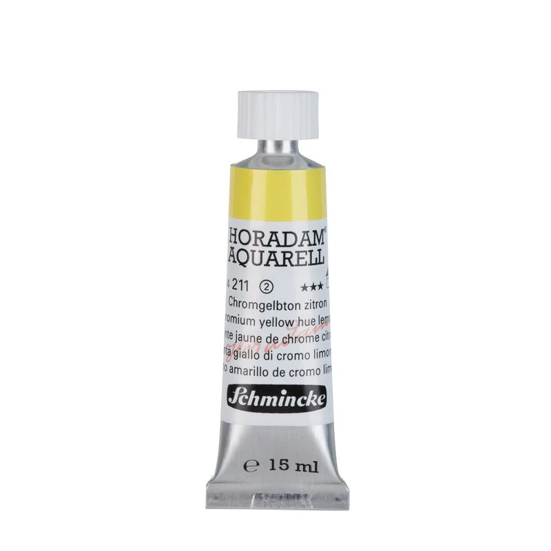 Schmincke Horadam Aquarelle Watercolour Paint Chromium Yellow Hue Lemon - Image 4