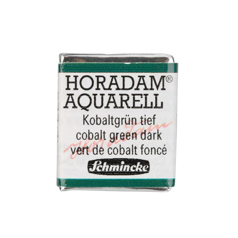 Schmincke Horadam Aquarelle Watercolour Paint Cobalt Green Dark - Image 3