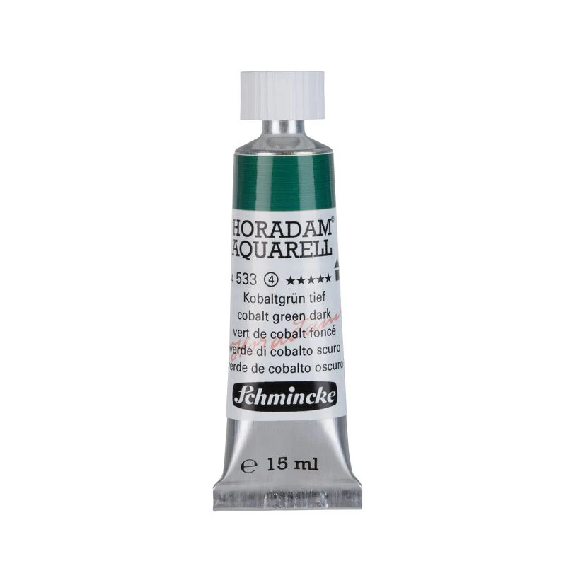 Schmincke Horadam Aquarelle Watercolour Paint Cobalt Green Dark - Image 4