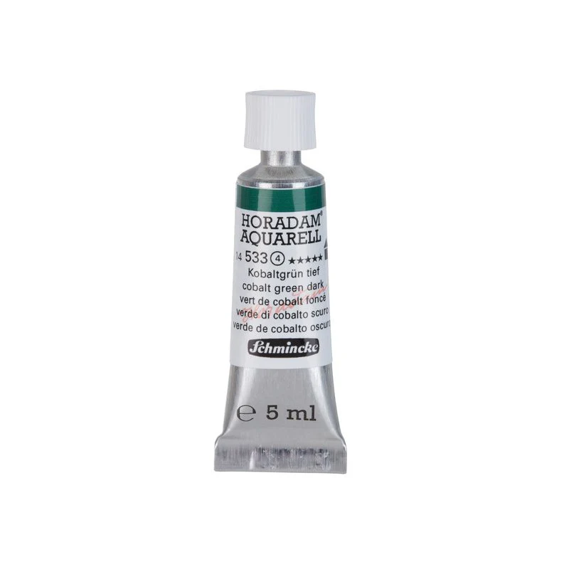 Schmincke Horadam Aquarelle Watercolour Paint Cobalt Green Dark - Image 5