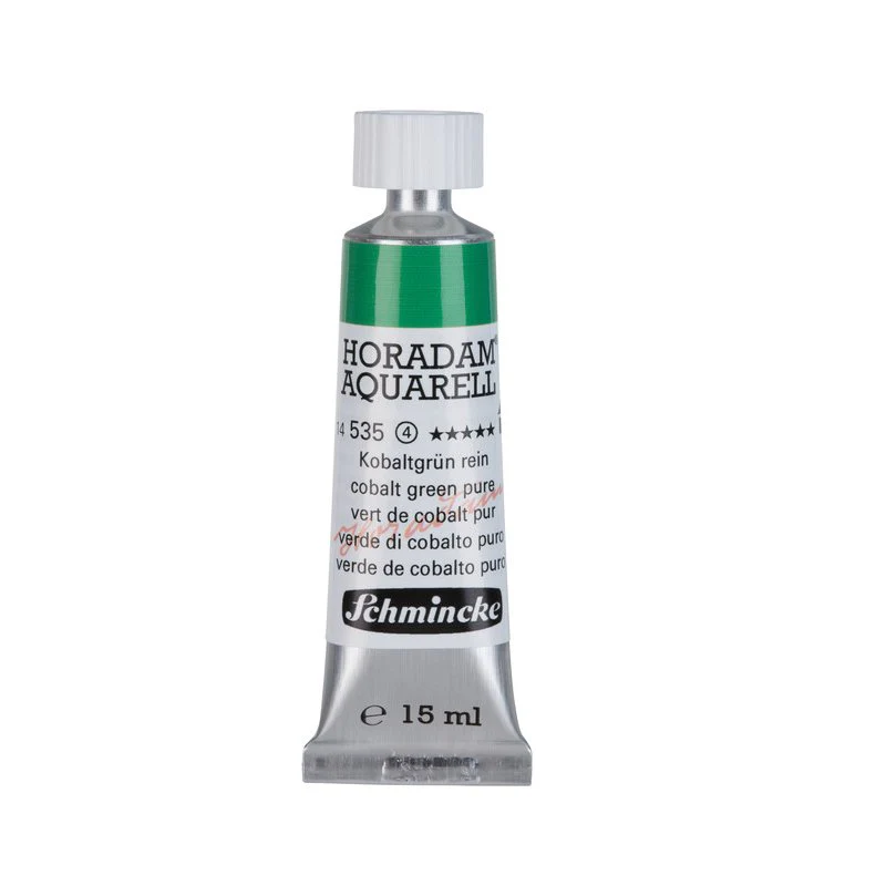 Schmincke Horadam Aquarelle Watercolour Paint Cobalt Green Pure - Image 4