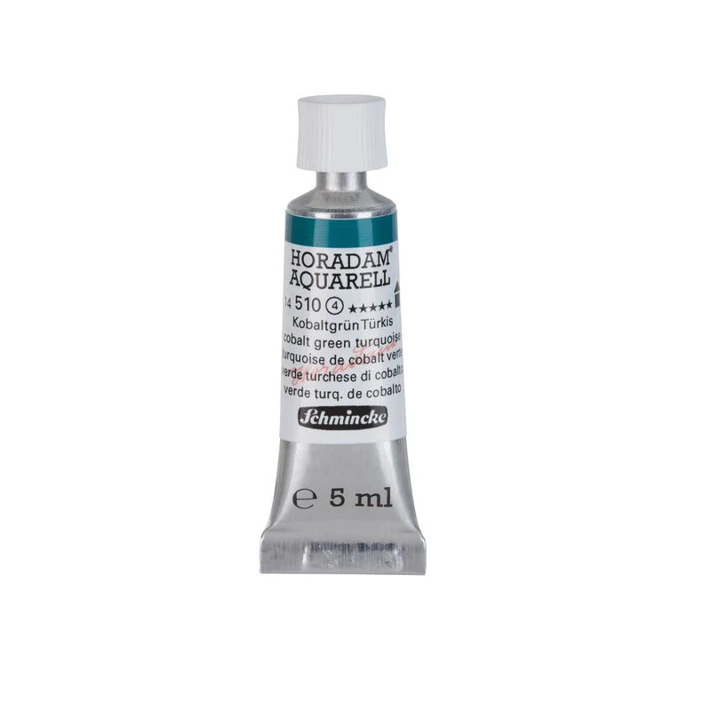Schmincke Horadam Aquarelle Watercolour Paint Cobalt Green Turquoise - Image 5