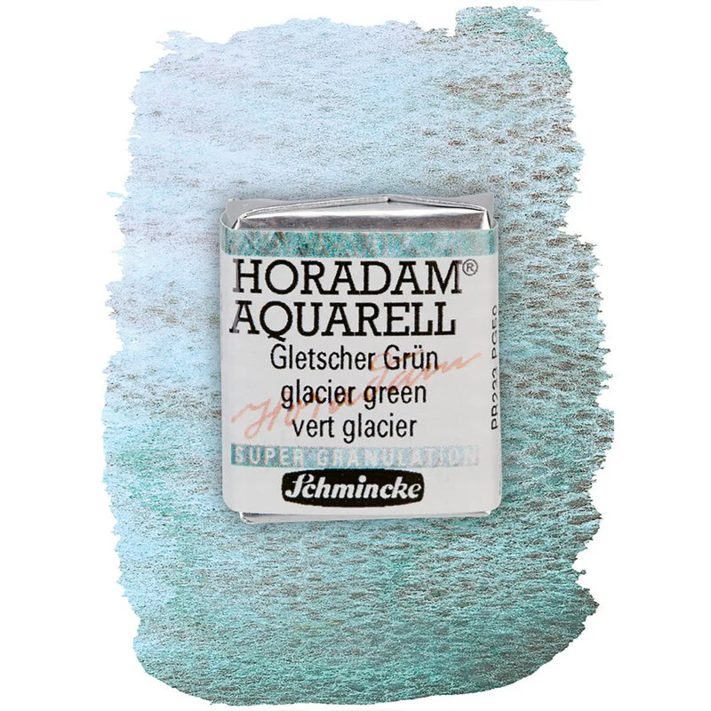 Schmincke Horadam Aquarelle Watercolour Paint Glacier Green - Image 3