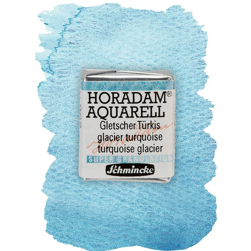 Schmincke Horadam Aquarelle Watercolour Paint Glacier Turquoise - Image 3