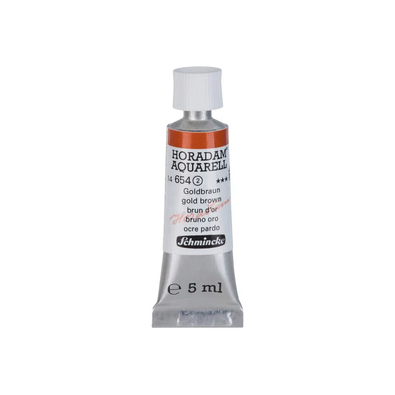 Schmincke Horadam Aquarelle Watercolour Paint Gold Brown - Image 5