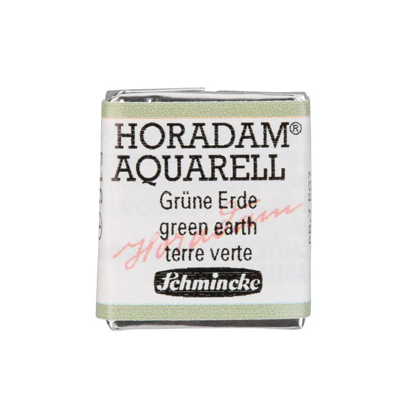 Schmincke Horadam Aquarelle Watercolour Paint Green Earth - Image 3