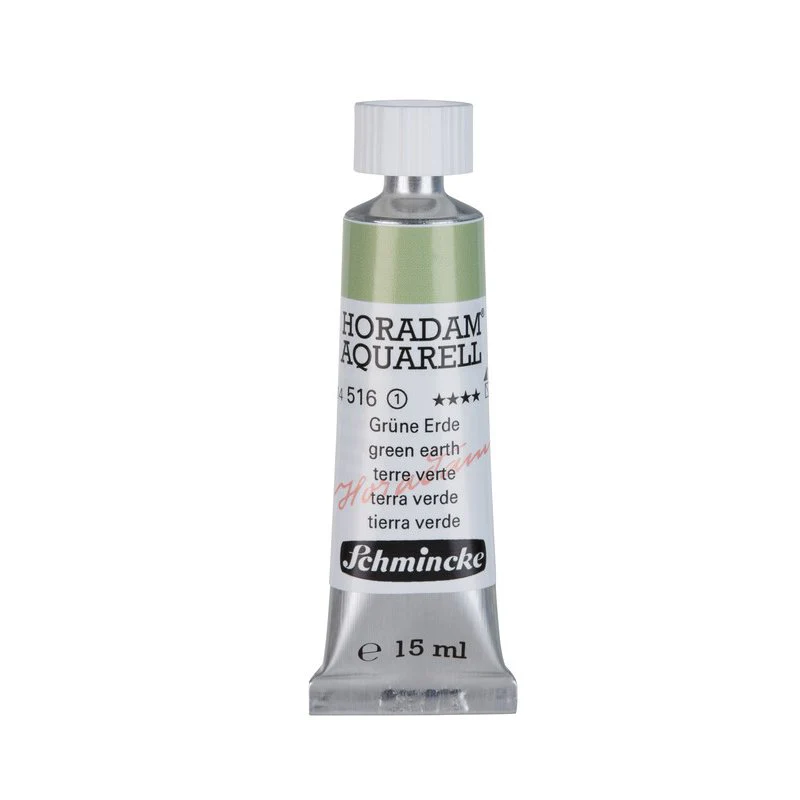 Schmincke Horadam Aquarelle Watercolour Paint Green Earth - Image 4