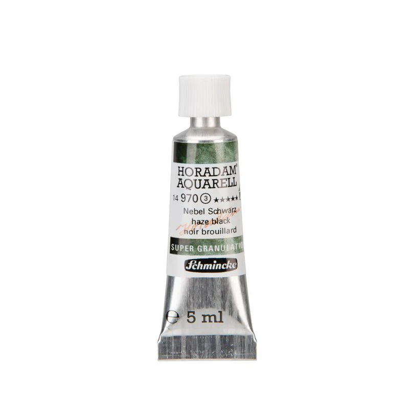 Schmincke Horadam Aquarelle Watercolour Paint Haze Black - Image 2