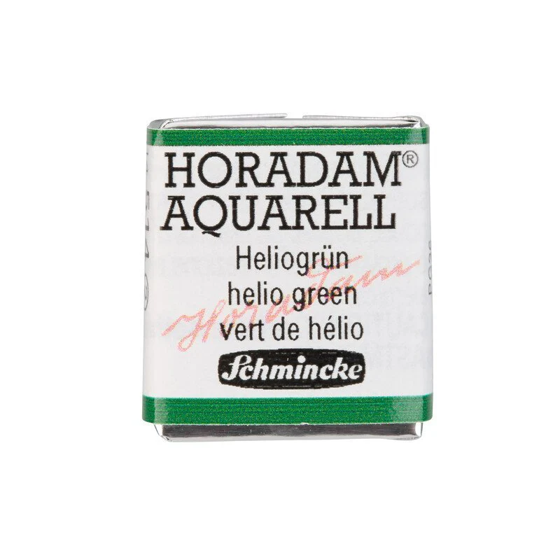 Schmincke Horadam Aquarelle Watercolour Paint Helio Green - Image 3