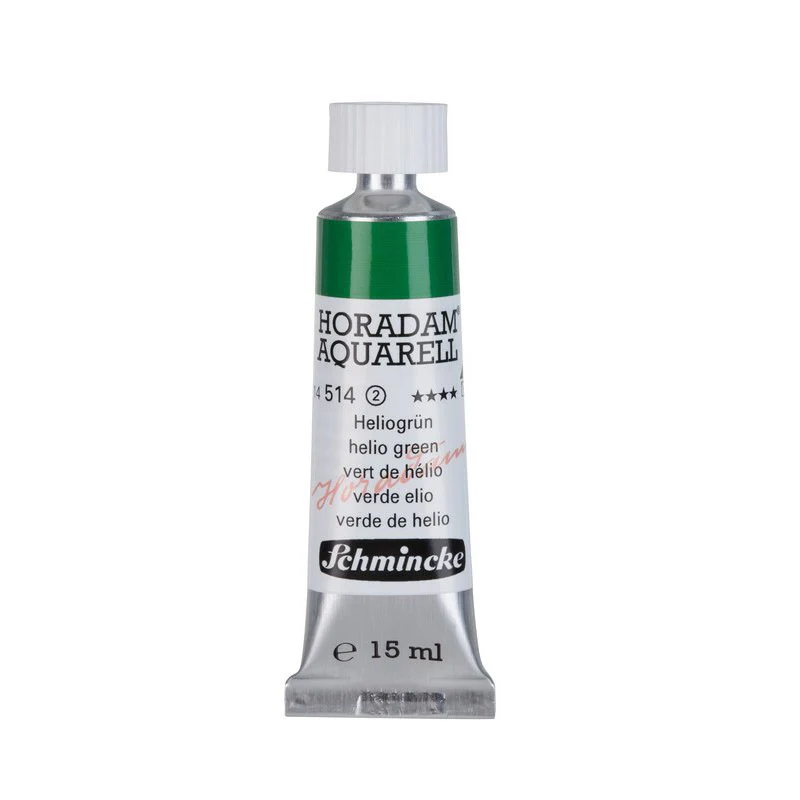 Schmincke Horadam Aquarelle Watercolour Paint Helio Green - Image 4