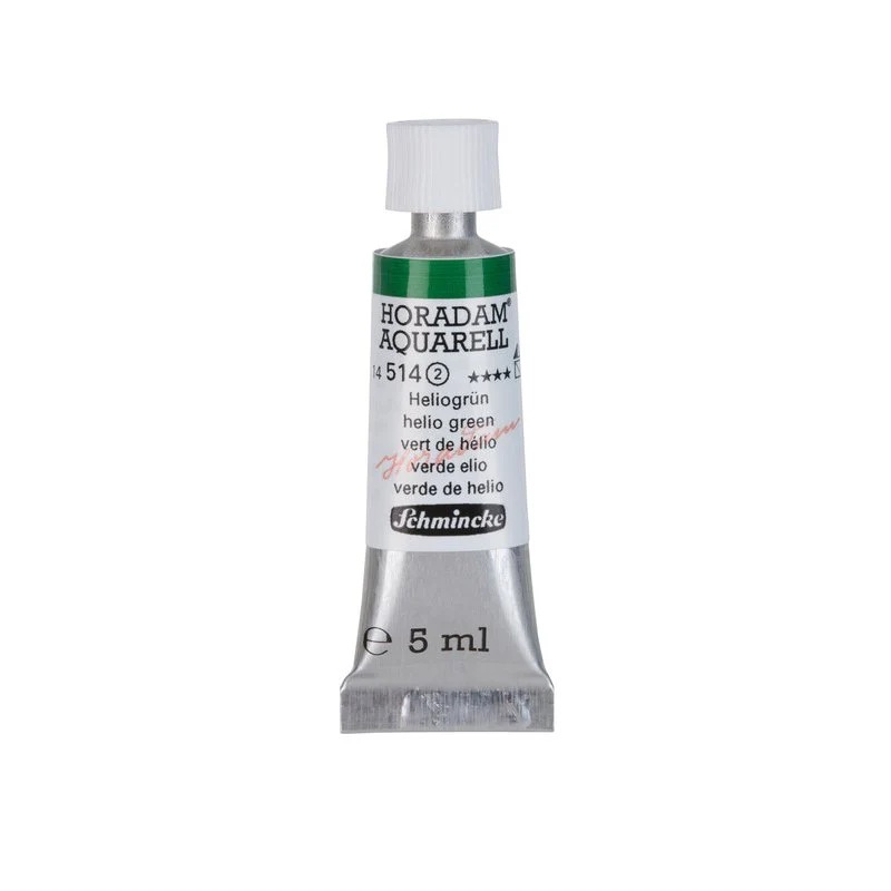 Schmincke Horadam Aquarelle Watercolour Paint Helio Green - Image 5