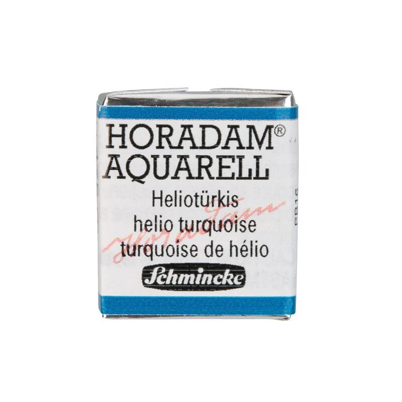 Schmincke Horadam Aquarelle Watercolour Paint Helio Turquoise - Image 3