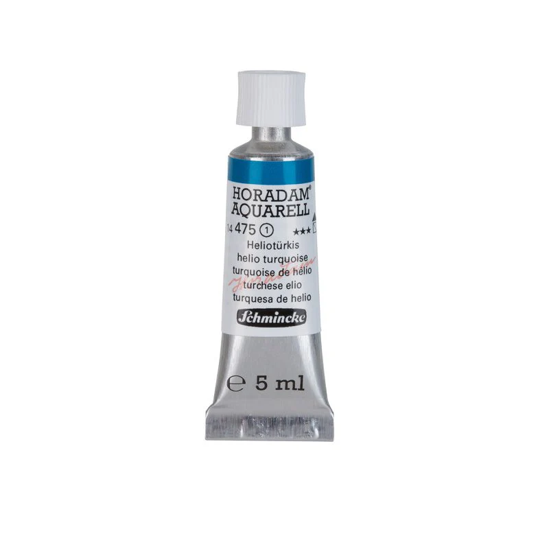 Schmincke Horadam Aquarelle Watercolour Paint Helio Turquoise - Image 5