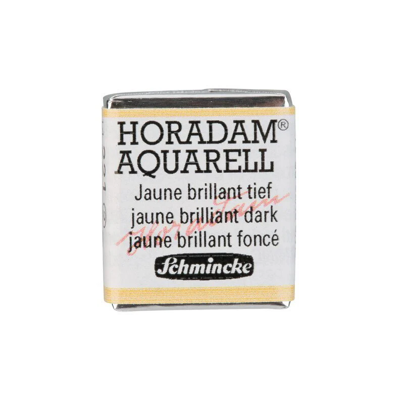 Schmincke Horadam Aquarelle Watercolour Paint Jaune Brilliant Dark - Image 3