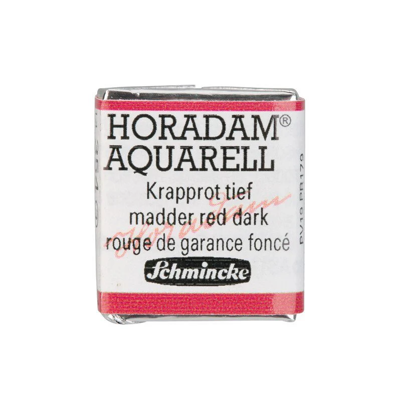 Schmincke Horadam Aquarelle Watercolour Paint Madder Red Dark - Image 3