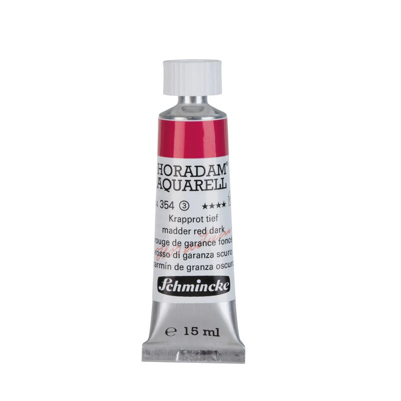 Schmincke Horadam Aquarelle Watercolour Paint Madder Red Dark - Image 4
