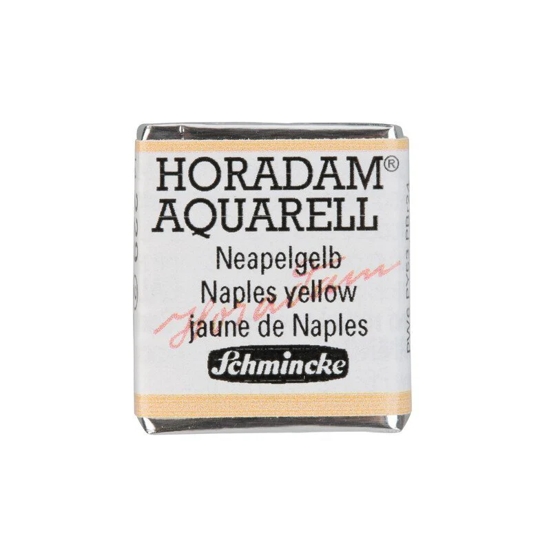 Schmincke Horadam Aquarelle Watercolour Paint Naples Yellow - Image 3