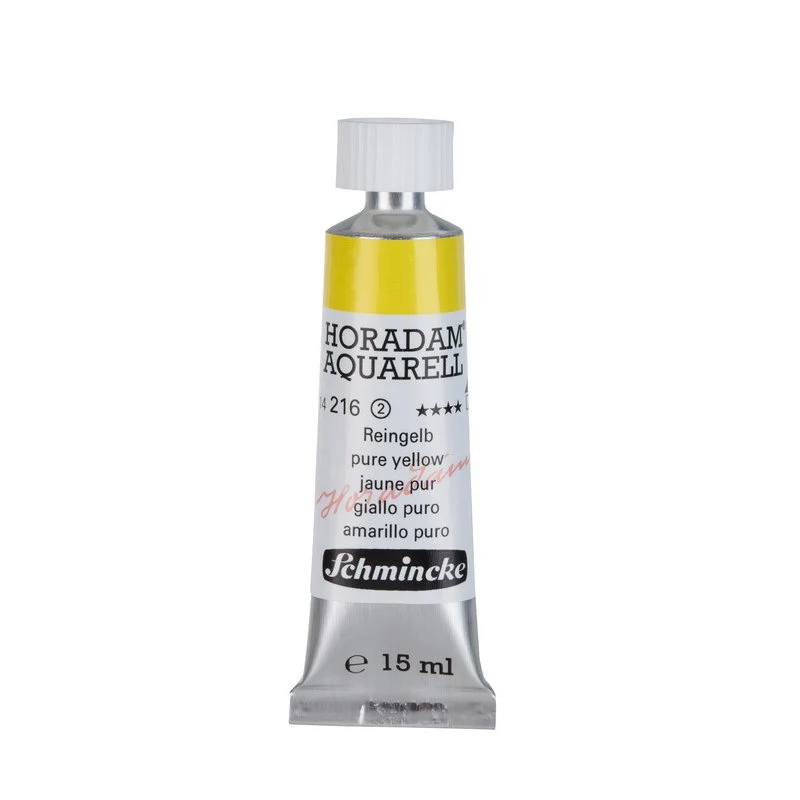 Schmincke Horadam Aquarelle Watercolour Paint Pure Yellow - Image 4
