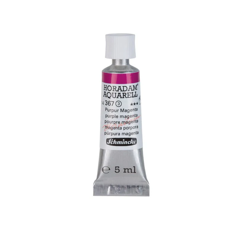 Schmincke Horadam Aquarelle Watercolour Paint Purple Magenta - Image 5