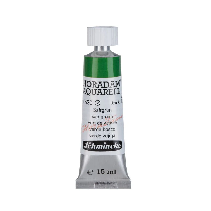 Schmincke Horadam Aquarelle Watercolour Paint Sap Green - Image 4