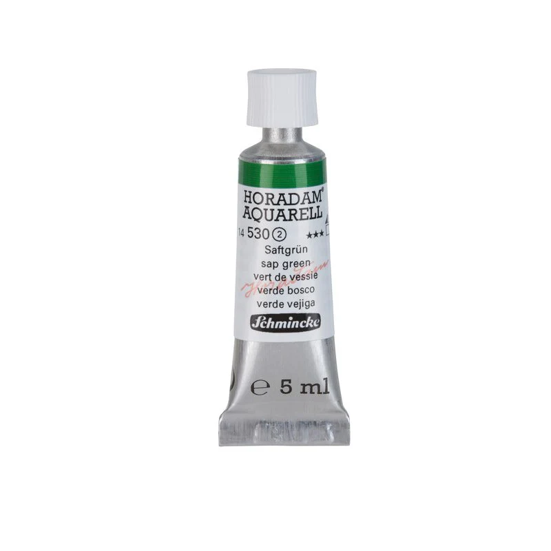 Schmincke Horadam Aquarelle Watercolour Paint Sap Green - Image 5