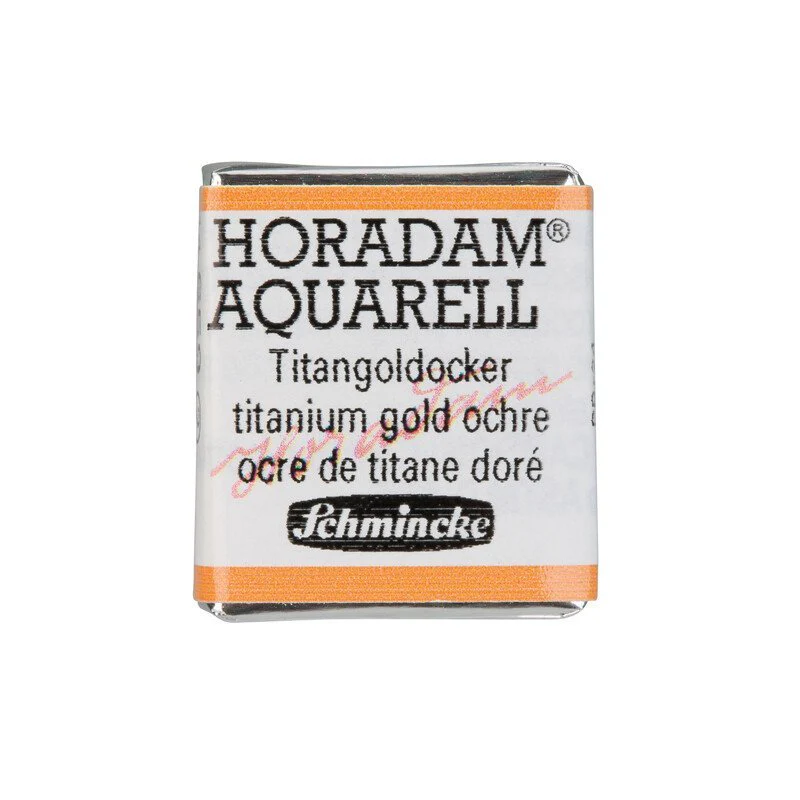 Schmincke Horadam Aquarelle Watercolour Paint Titanium Gold Ochre - Image 3