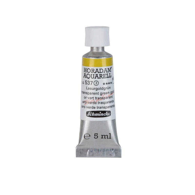 Schmincke Horadam Aquarelle Watercolour Paint Transparent Green Gold - Image 5