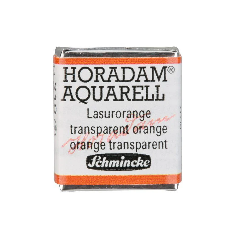 Schmincke Horadam Aquarelle Watercolour Paint Transparent Orange - Image 3