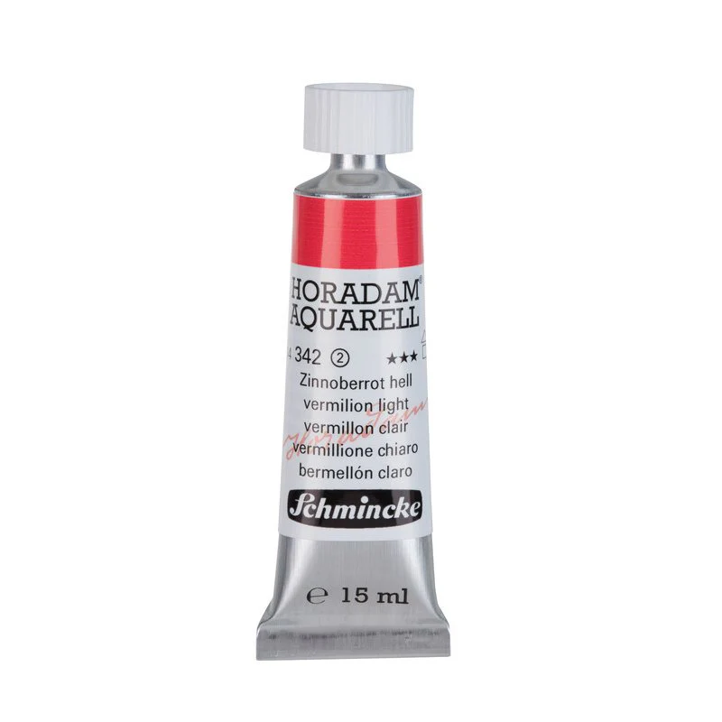 Schmincke Horadam Aquarelle Watercolour Paint Vermilion Light - Image 4