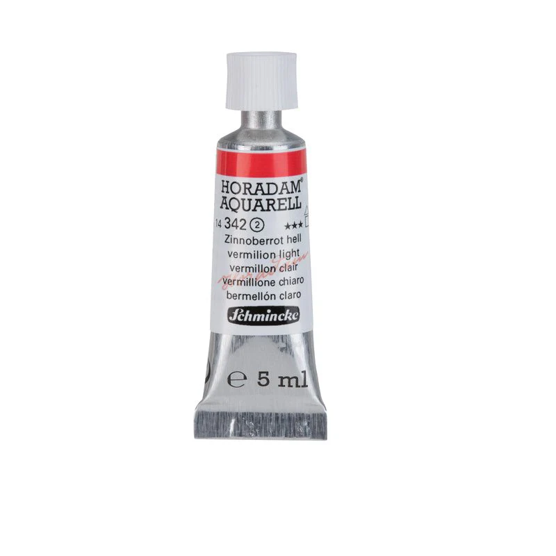 Schmincke Horadam Aquarelle Watercolour Paint Vermilion Light - Image 5