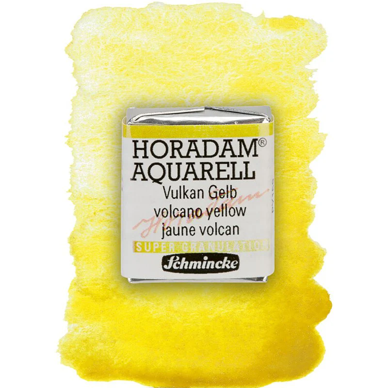 Schmincke Horadam Aquarelle Watercolour Paint Volcano Yellow - Image 3