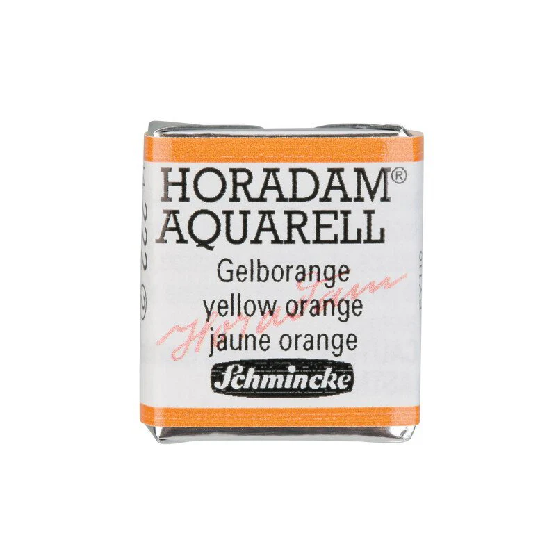 Schmincke Horadam Aquarelle Watercolour Paint Yellow Orange - Image 3